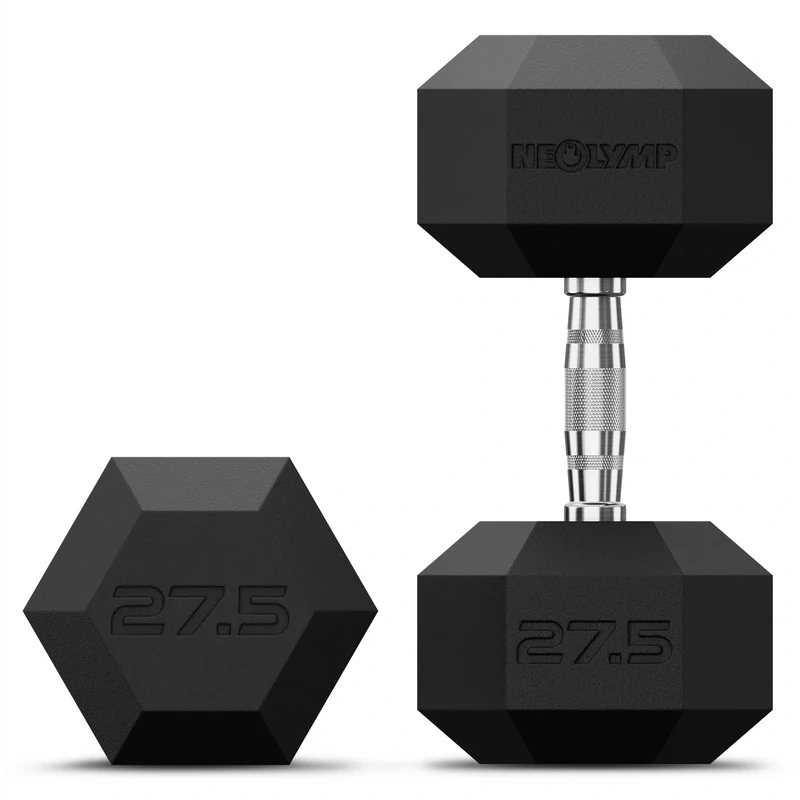 Hexagon Hanteln mit TPU-Ummantelung, 1 bis 50 kg