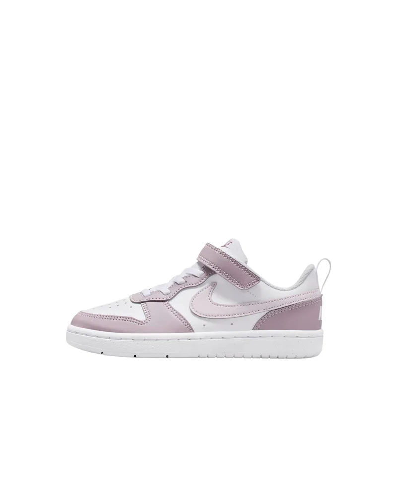 Court Borough Low Recraft Kids- White/Plum Fog/White/Venice