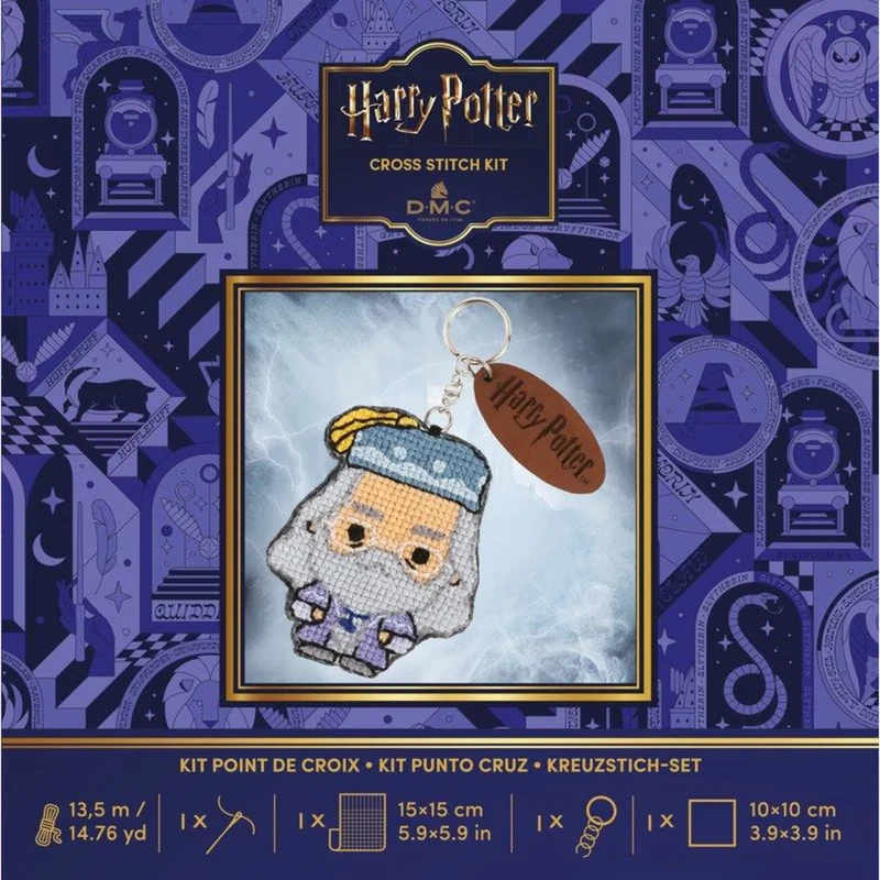 Kit Punto Croce DMC Harry Potter – Portachiavi Silente