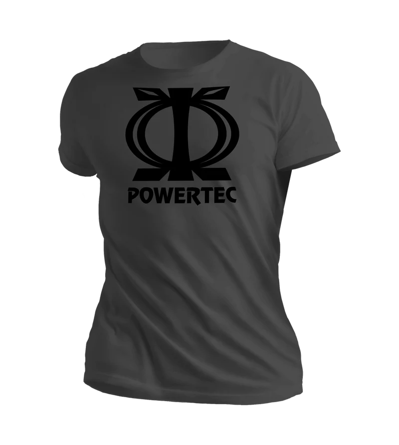 Powertec T-Shirt - Gray - Wawa Aba Logo