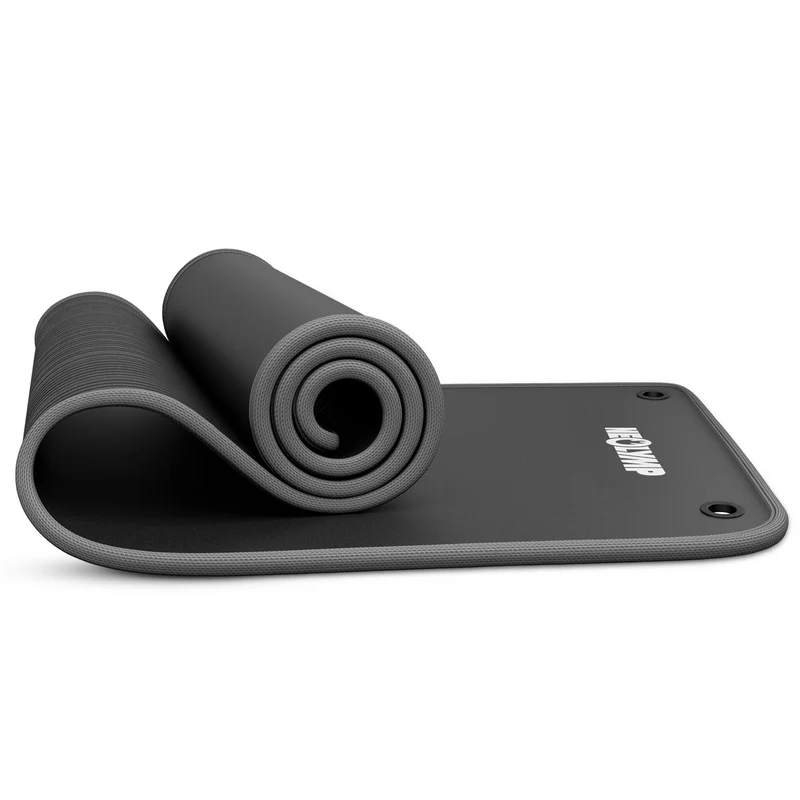 Fitnessmatte mit Ösen - extra dick und rutschfest