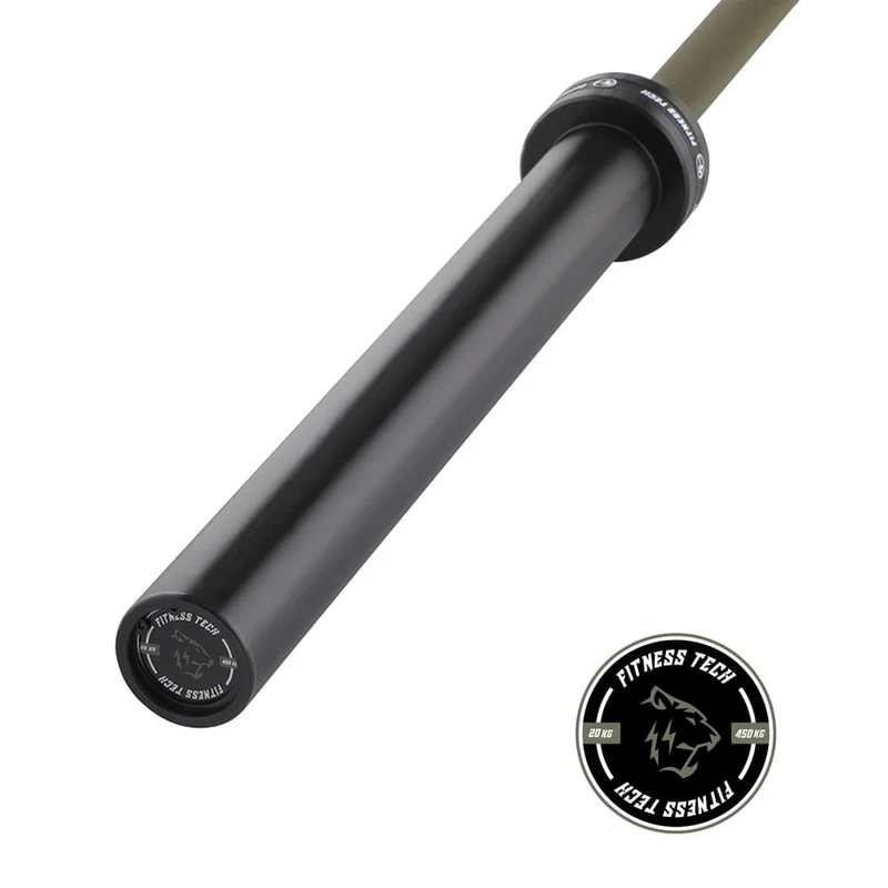 Barra olimpica verde 2.2m x 50 mm - 8 cuscinetti (454 kg)