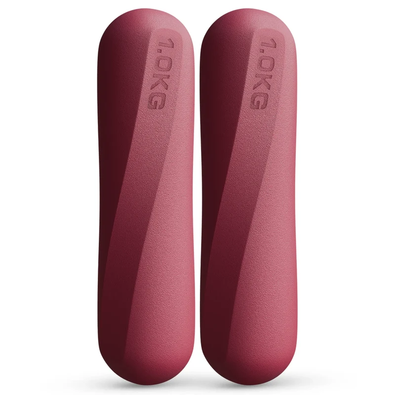 Pilateshanteln 2er Set aus hochwertigem Silikon, 1-2 kg