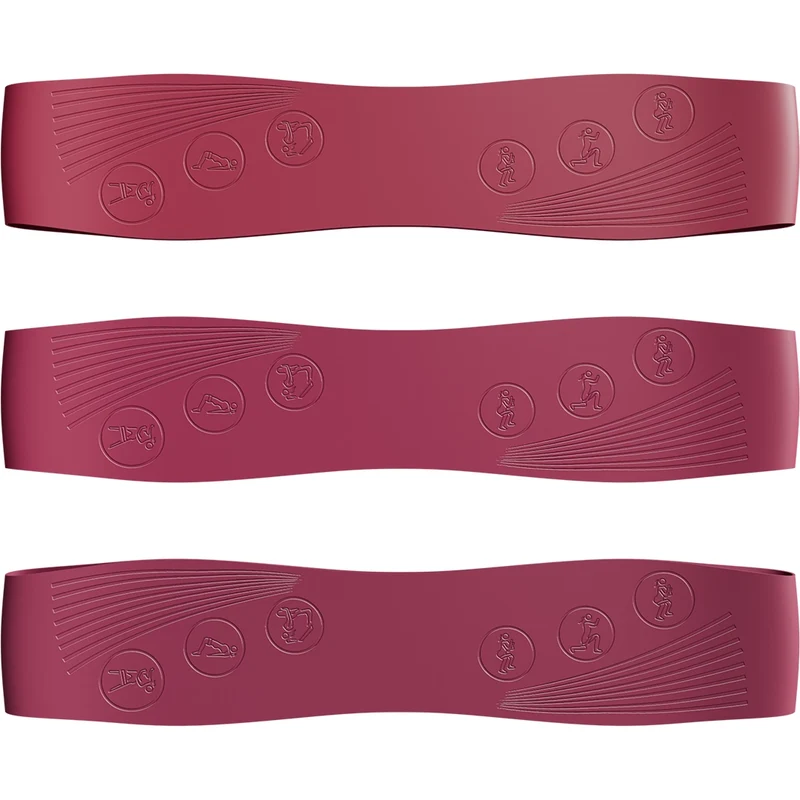 Pilatesbänder 3er Set - aus Silikon