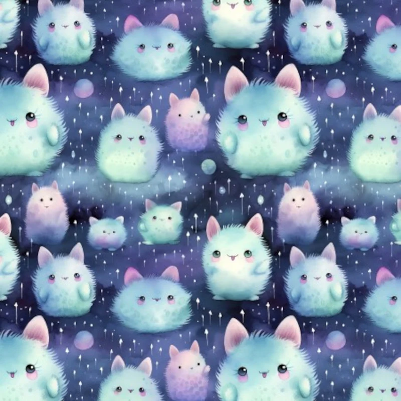 Softshell Summer Space Kittens