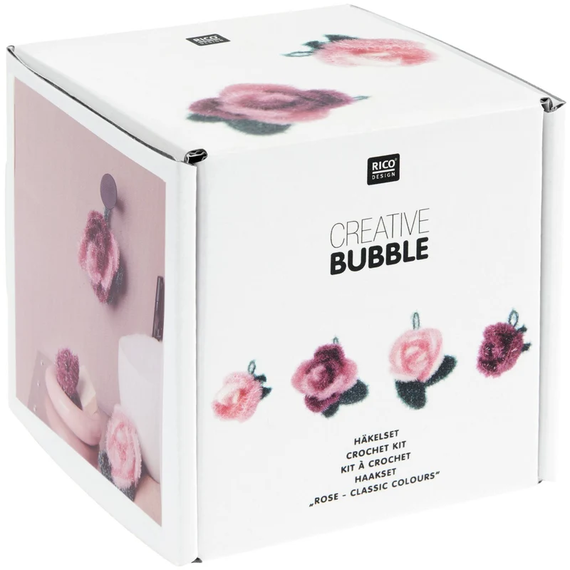 Crochet Set Creative Bubble Rose Classic