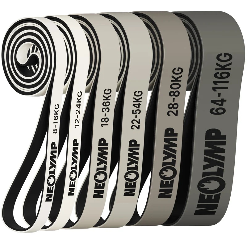 Heavy Resistance Bands aus Latex - grau