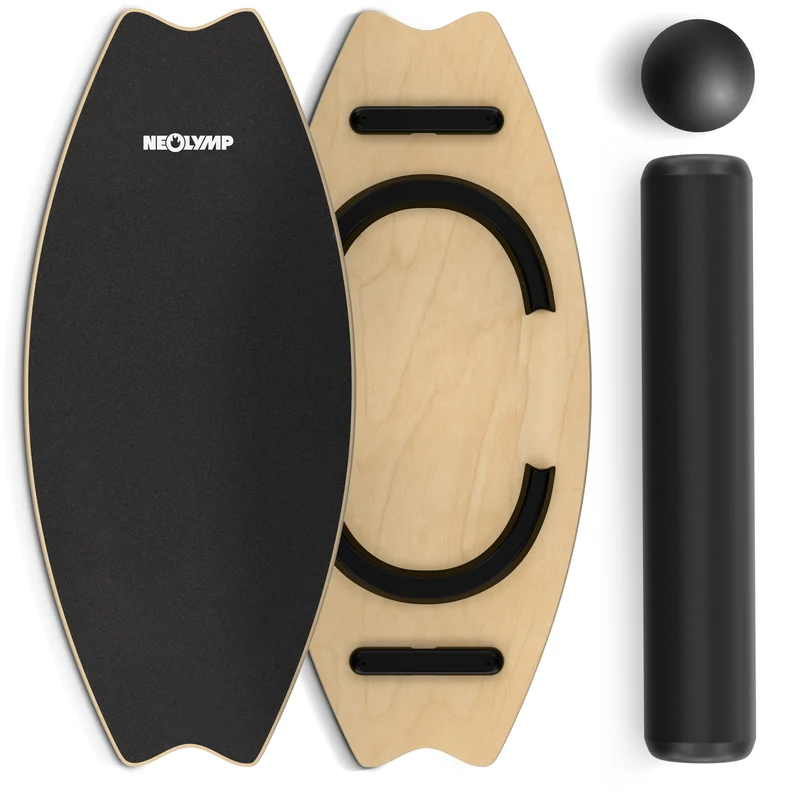 9-in-1 Balance Board aus Birkenholz
