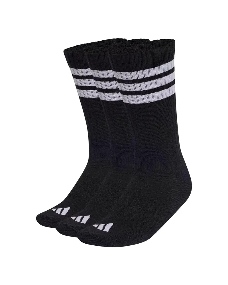 Calze 3-Stripes imbottite a metà polpaccio Adidas (3 paia) Black