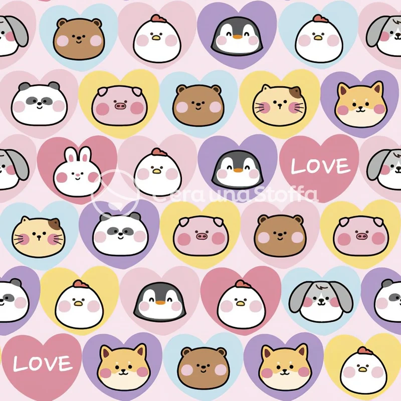 Softshell Summer Animals In Heart