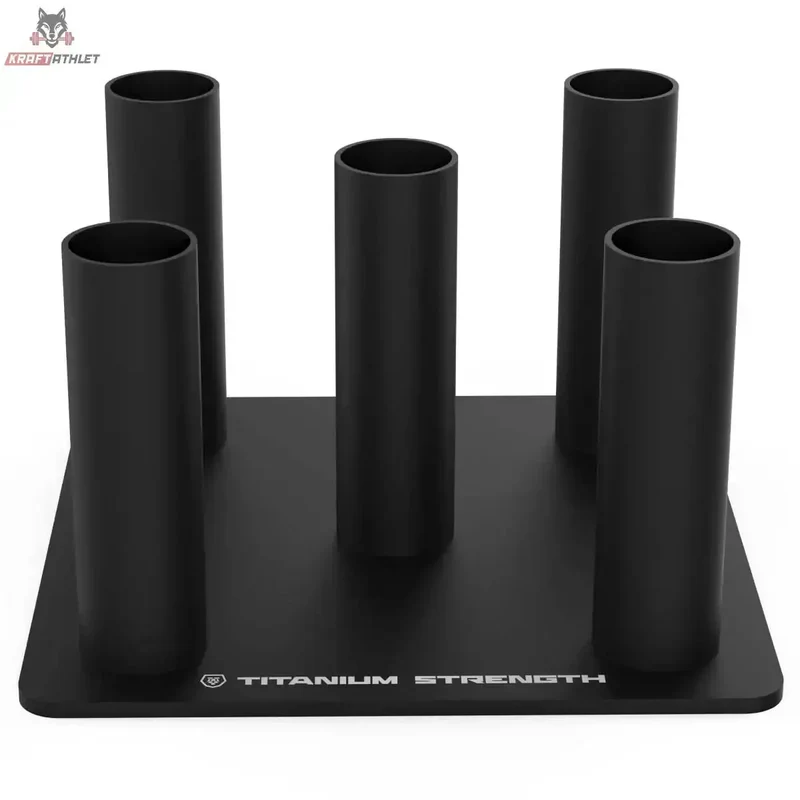 Rack Lagerung von 5 Olympischen Stangen (Vertikal) Titanium Strength