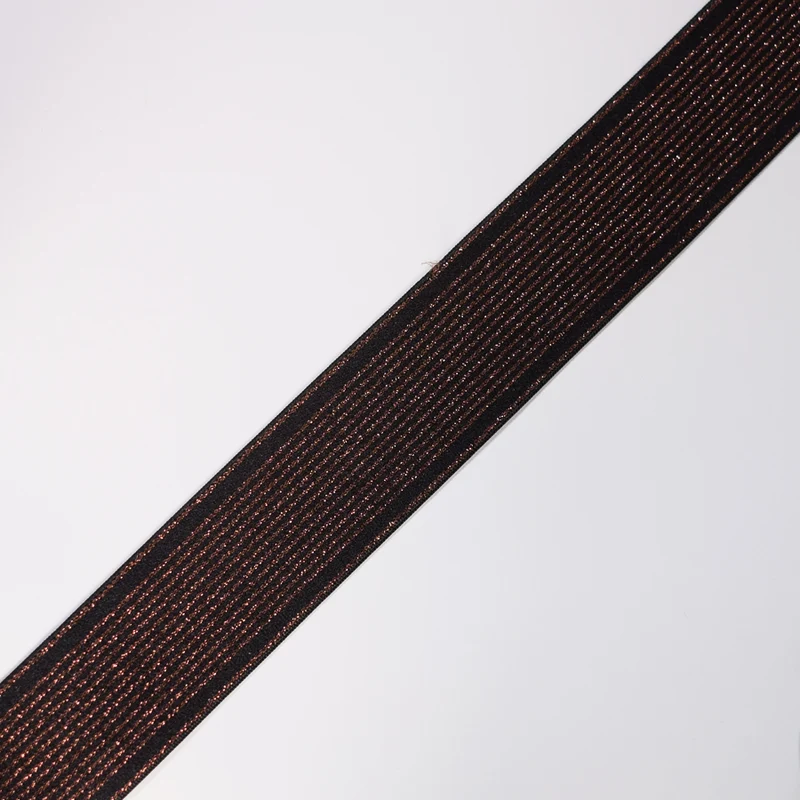 Elastico Lurex Marrone
