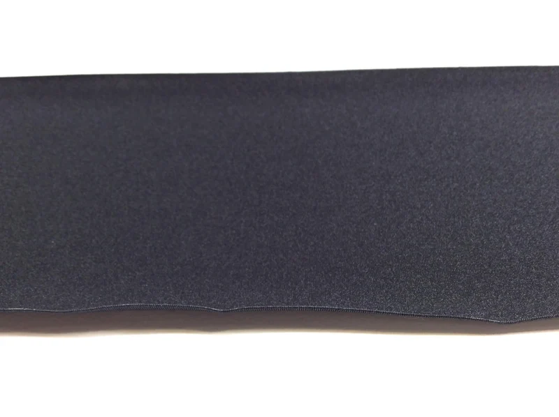 1 MT BI ELASTICO MM 10 TESSUTO LISCIO NERO