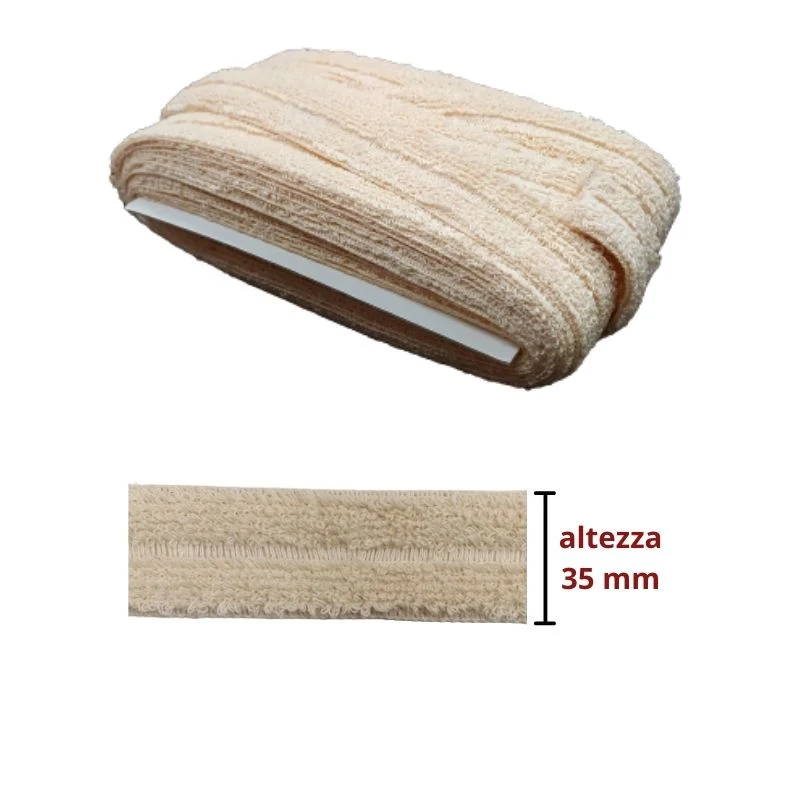 Nastro pieghevole in spugna h cm 3,5 articolo 6229 metri 20