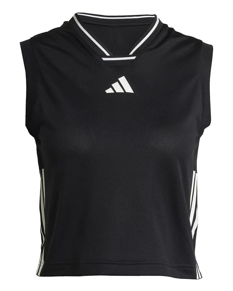 Canotta Donna Tiro Cut 3 Stripes Mesh Tank