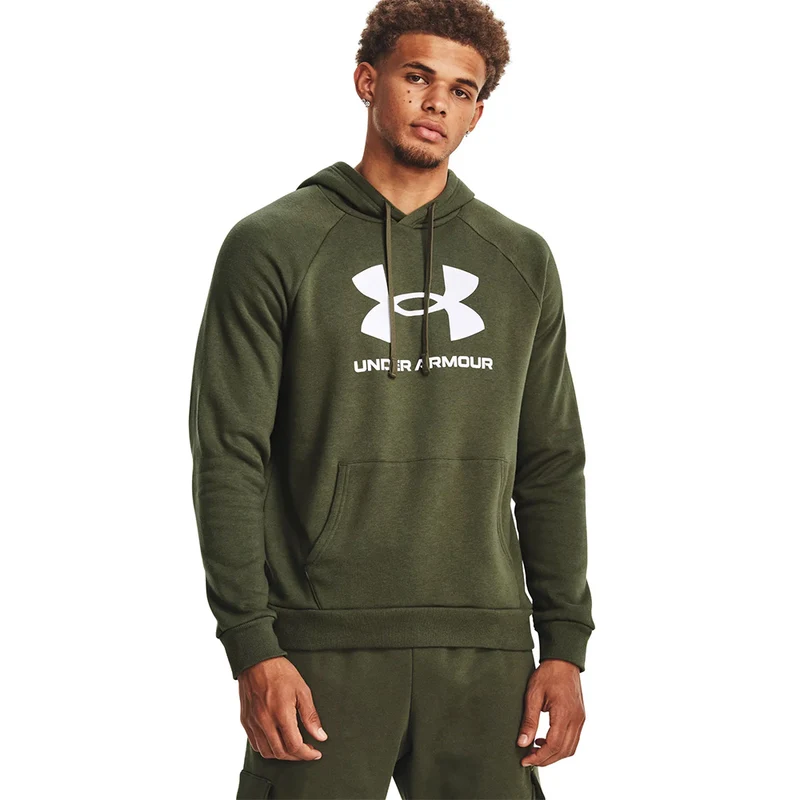 Felpa Uomo Rival Fleece Hoodie Logo