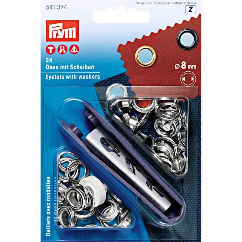 Prym Occhielli Con Rondelle 8mm