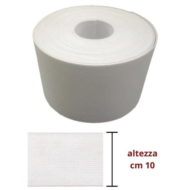 Elastico gallone h mm 100 articolo 850/100 metri 10