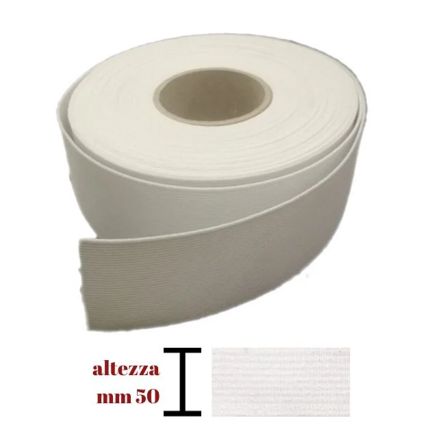 Elastico gallone h mm 50 articolo 822/50 metri 10