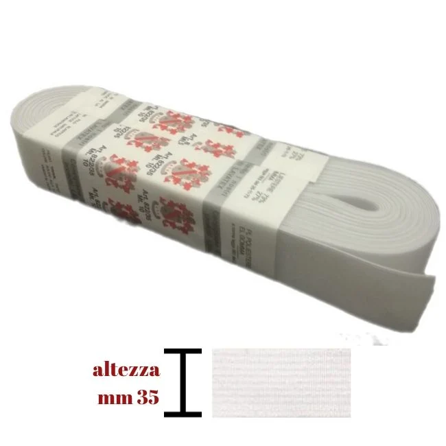 Elastico gallone h mm 35 articolo 822/35 metri 10