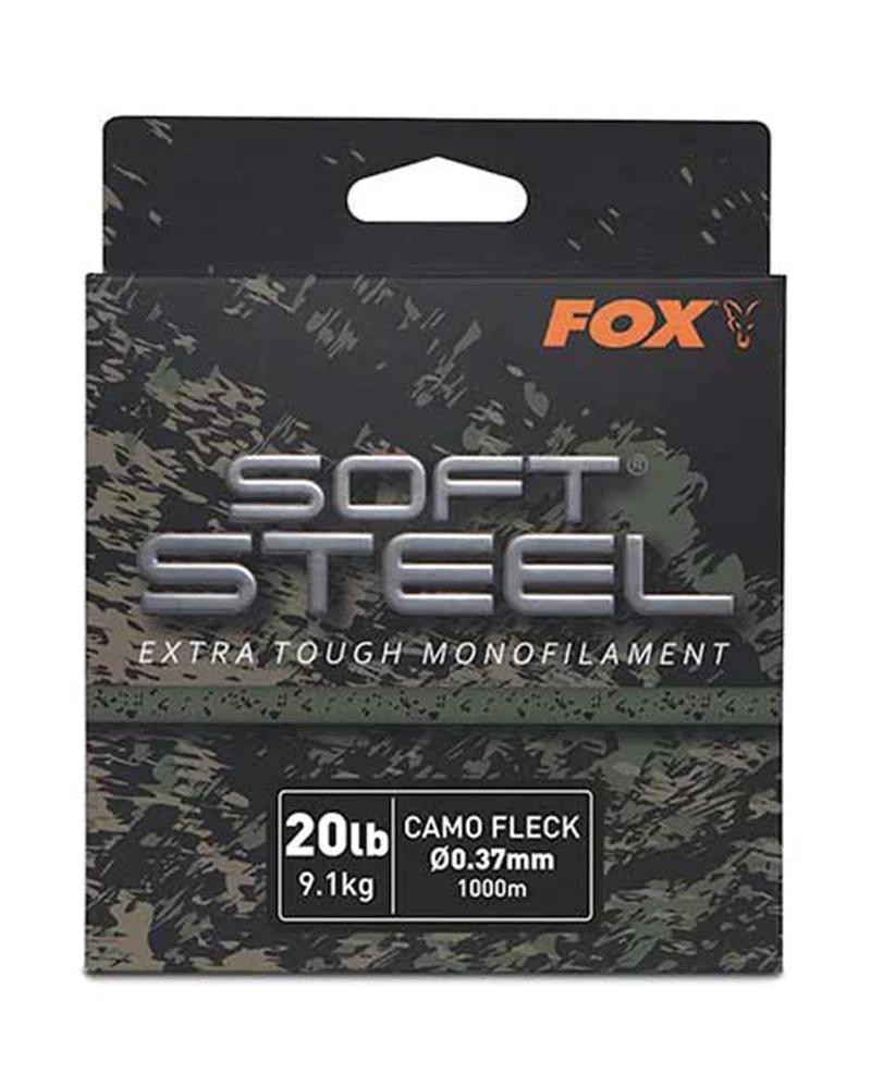 Soft Steel Fleck Camo Mono 20lb - 0.37mm x 1000m