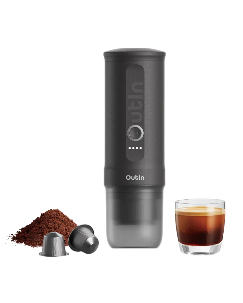 Nano Macchina da Caffè Espresso Portatile - Grigio Siderale