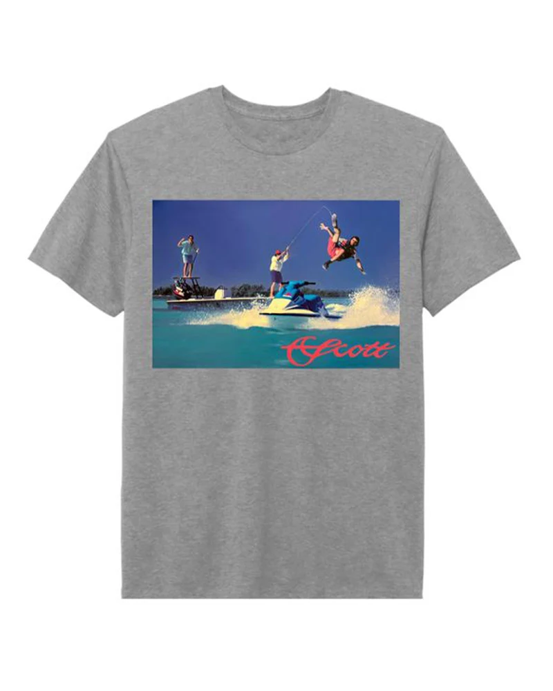 Jet Ski Thowback Heather Gray