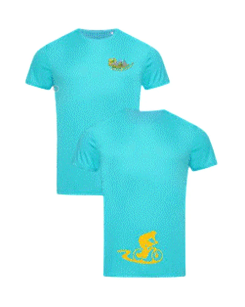 T-Shirt con Logo - Azzurro