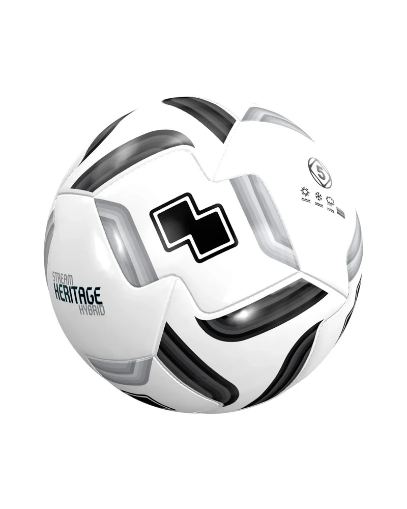 Pallone da Calcio Stream Hybrid Heritage - Nero