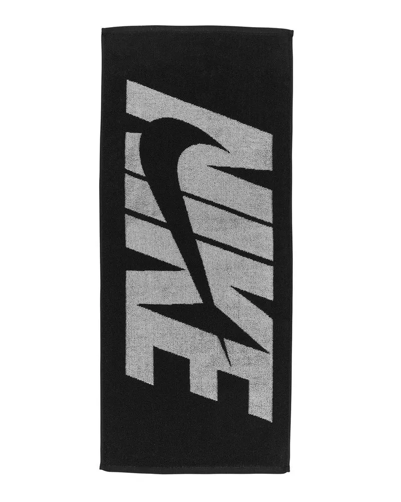 Jacquard Medium Graphic Towel - Black/White