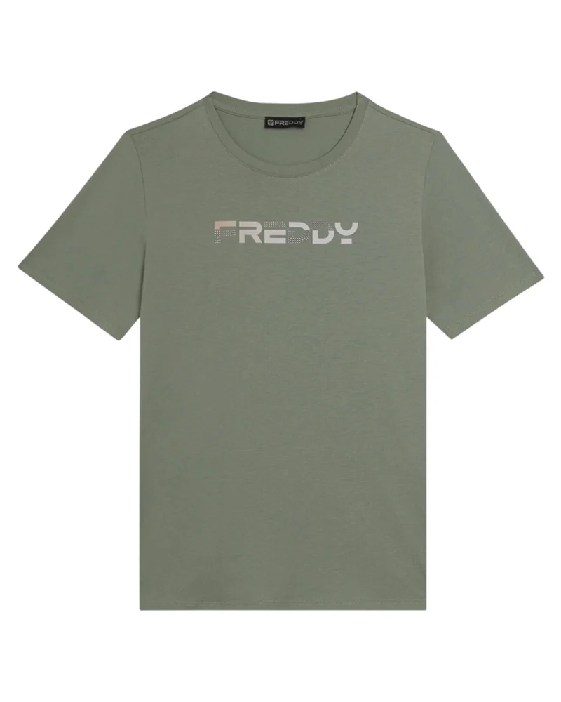 T-Shirt con Logo Olografico - Iceberg Green