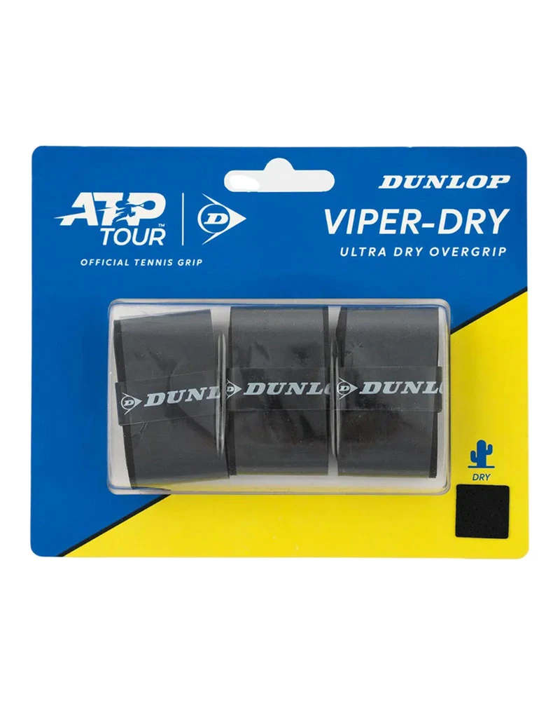 Viper-Dry Overgrip 3 Pcs Blister - Black