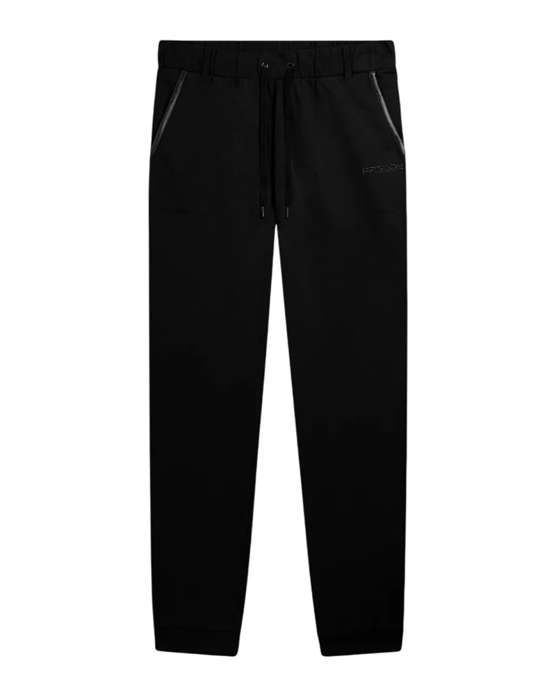 Pantaloni Sportvi con Polsini - Black