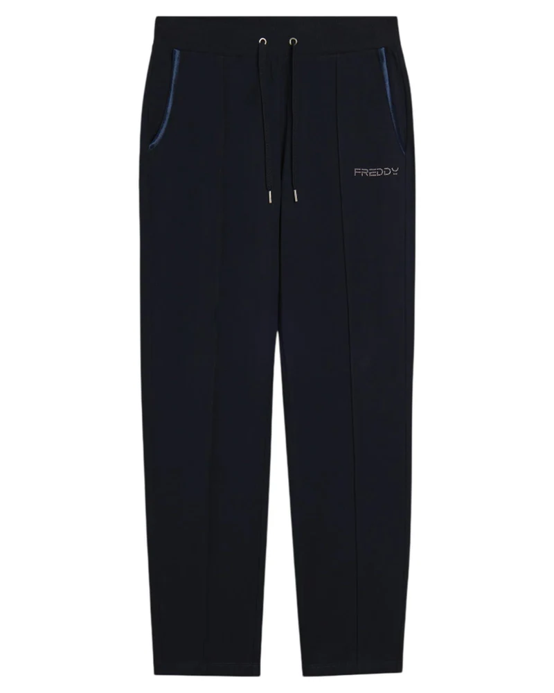 Pantaloni Slim con Cintura Centrale - Dark Sapphire