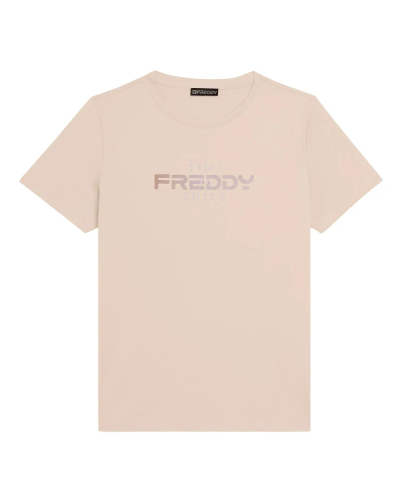 T-Shirt Time to Shine - Whitecup Gray