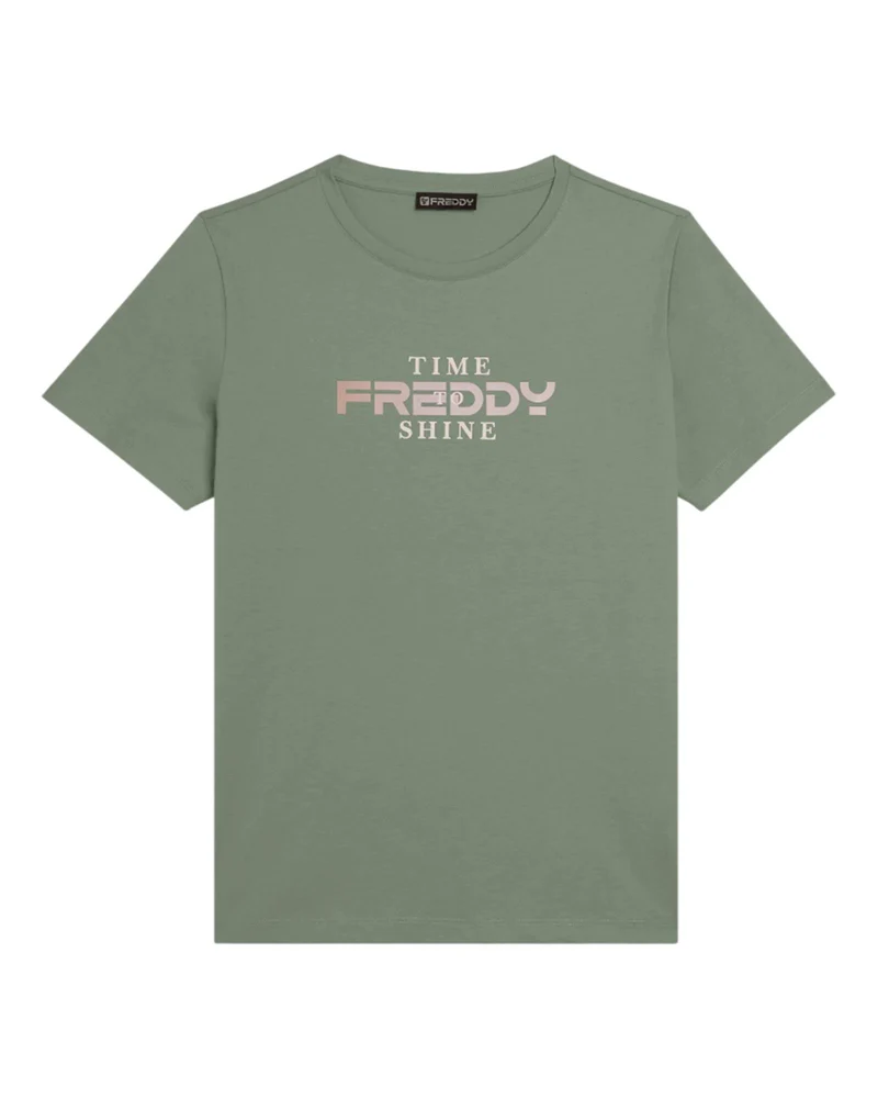 T-Shirt Time to Shine - Iceberg Green