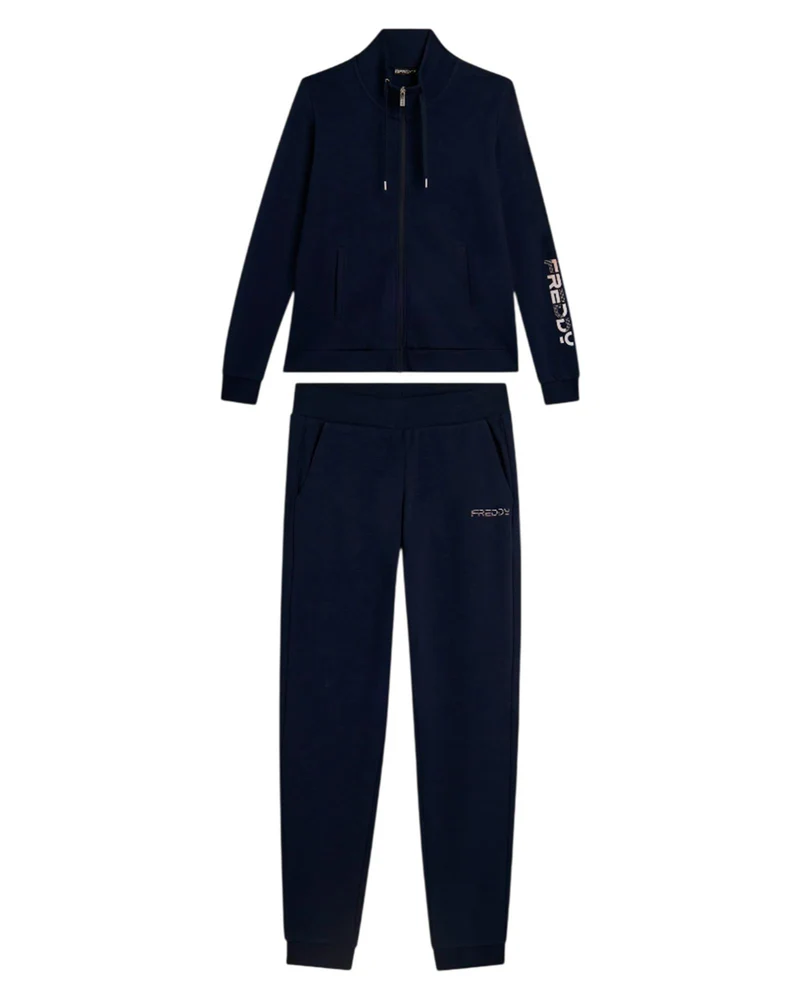 Tracksuit Fz con Logo con Perline - Dark Sapphire