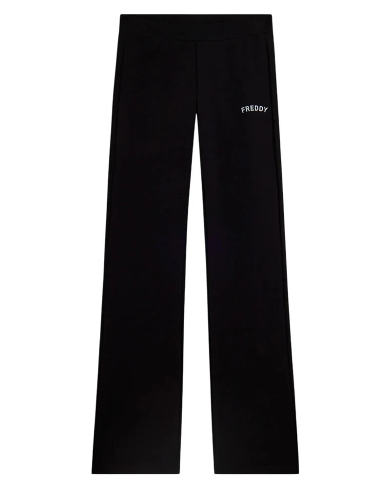 Pantaloni a Zampa Slim - Black