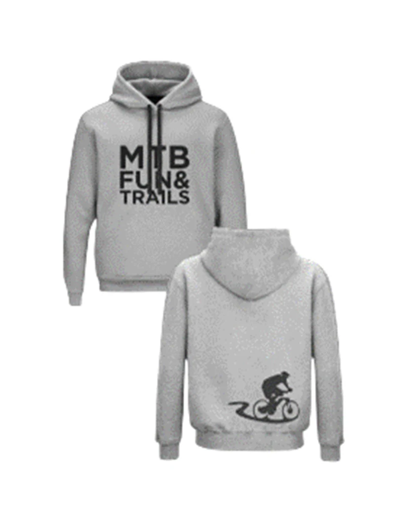 Felpa Unisex MTB FUN & TRAILS - Grigio