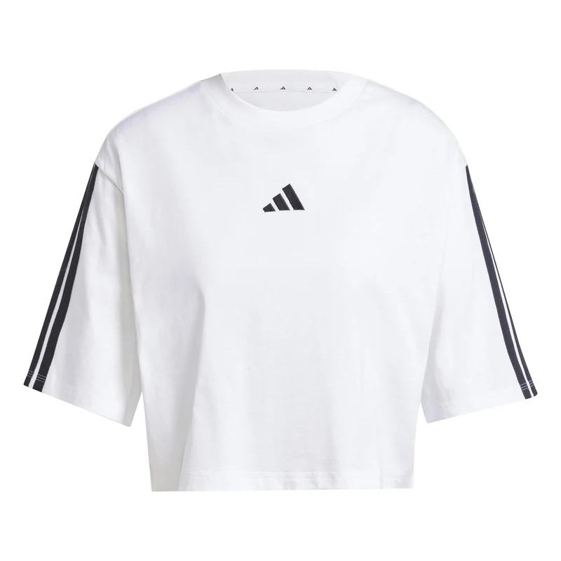 T-shirt Essentials 3-Stripes Cotton Loose - White