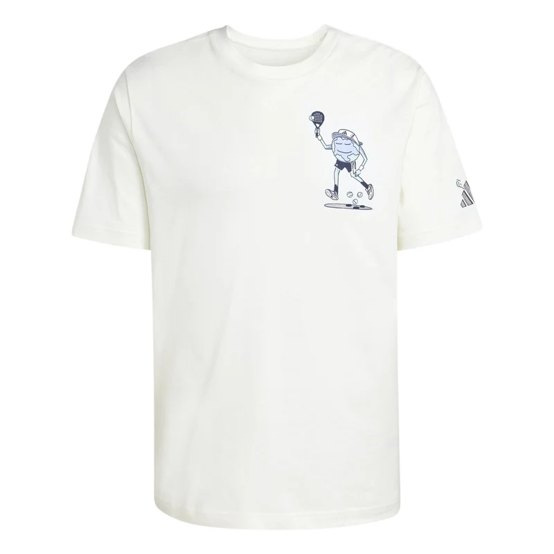 T-Shirt Con Grafica Earth Day Padel - White