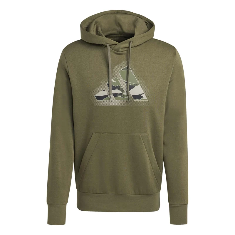 Felpa Con Cappuccio Camo Modern Logo Graphic