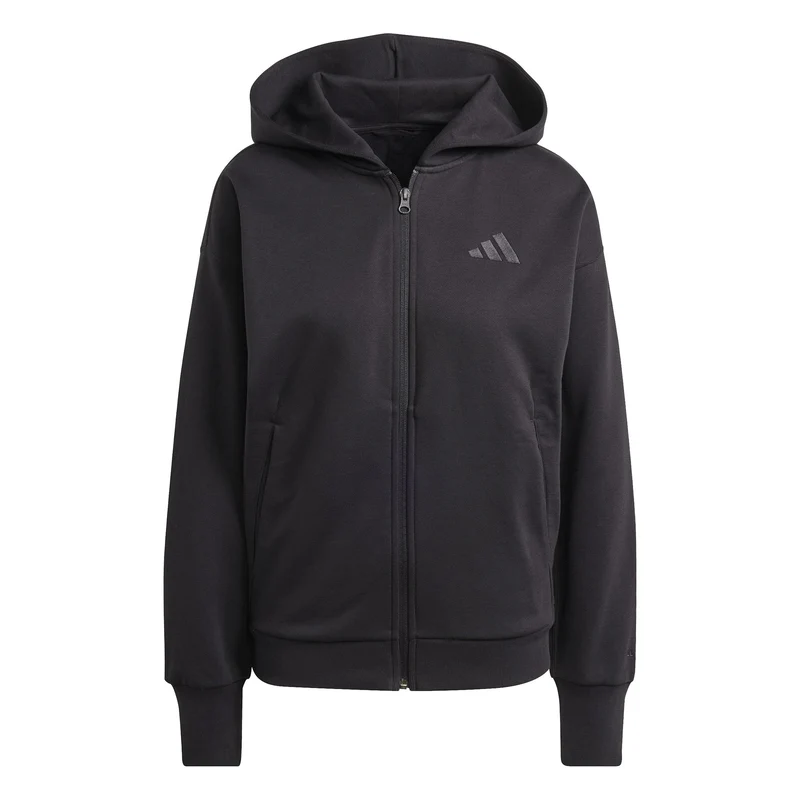Felpa con cappuccio ALL SZN Fleece FZ - Black