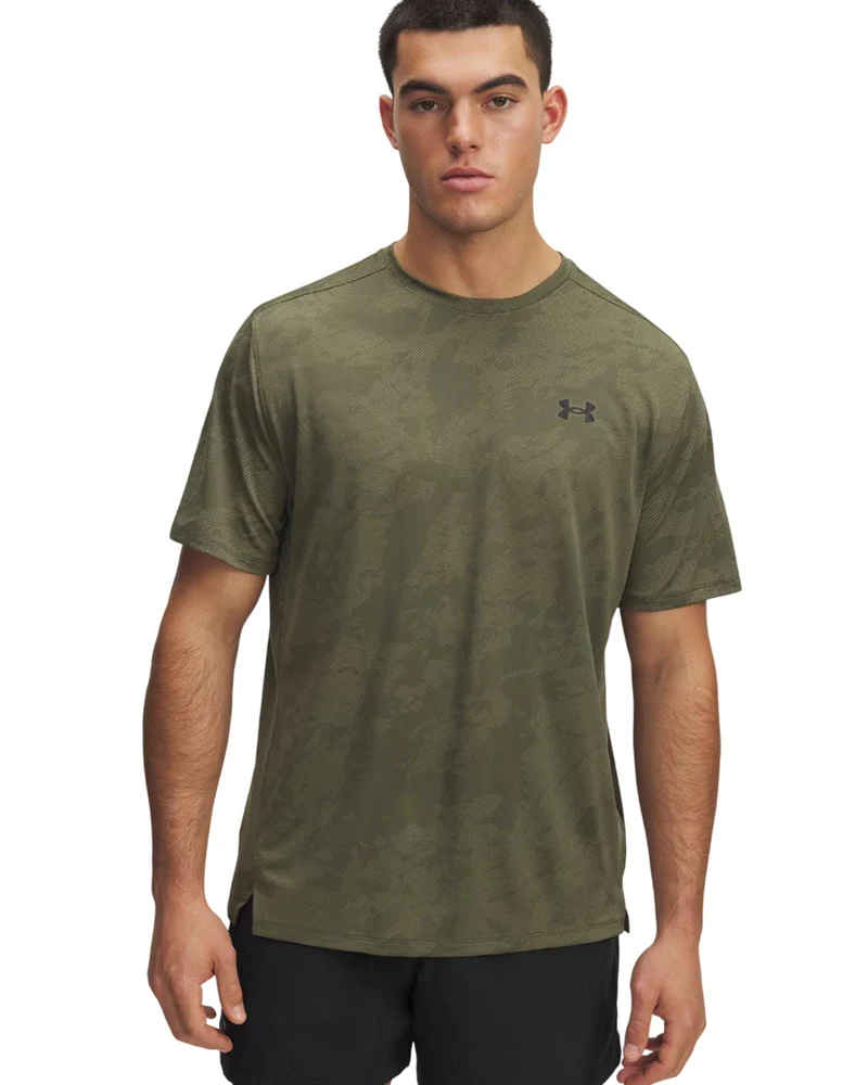 Maglietta Tech Vent Jacquard - Marine OD Green / Black