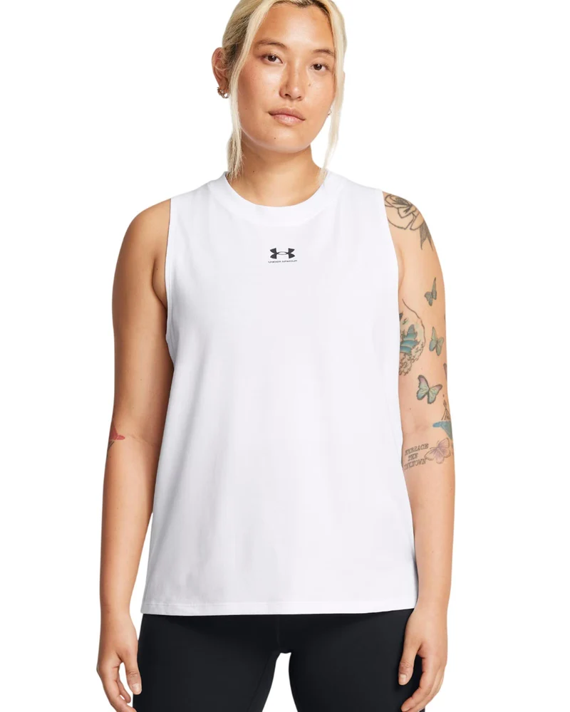 Canotta Muscle Rival - White / Black