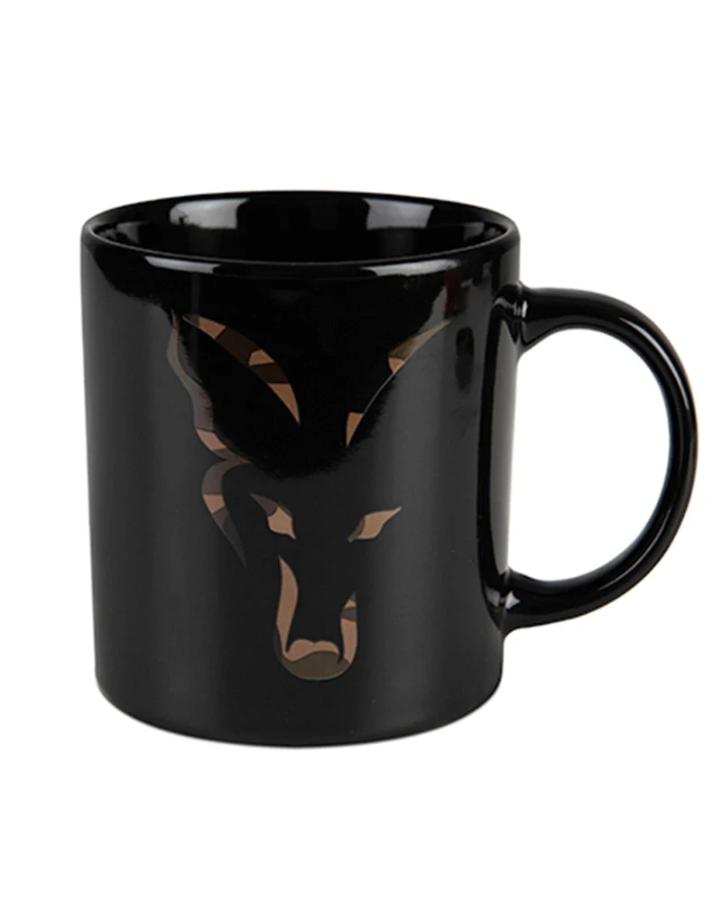 Black and Camo Head Ceramic Hug