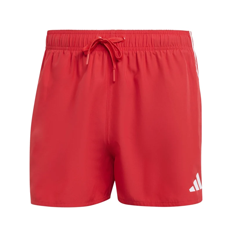 Pantaloncini Da Bagno a 3 Strisce Da 3 Pollici - Pure Ruby / White