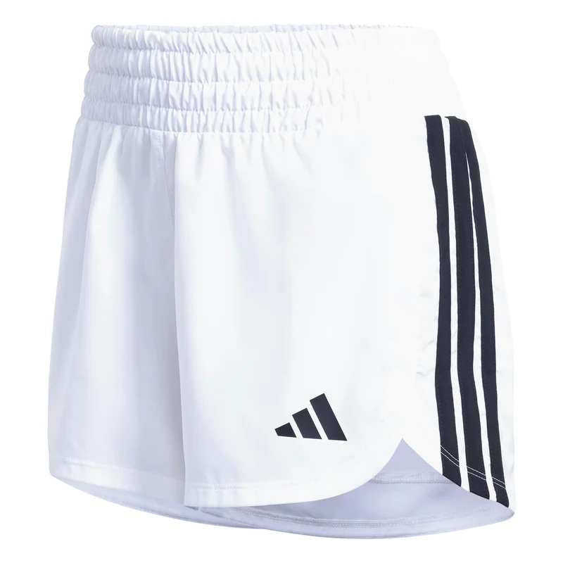 Short da allenamento Pacer in tessuto a vita alta - White