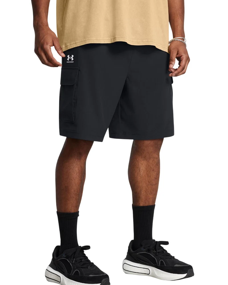 Shorts Cargo Vibe Woven Da 20 cm - Black / White