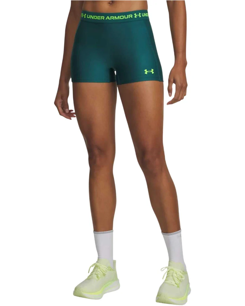 Shorts 3'' HeatGear Shorty - Rack Green / Hyper Green